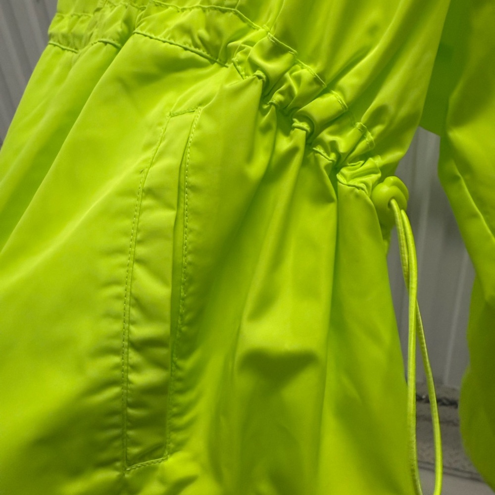 Zara Neon Yellow Windbreaker - Picture 6 of 11